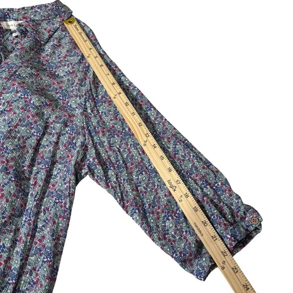 Vintage America Elsie Peplum Blouse Size 3X Floral Cottagecore Peasant Boho - Picture 15 of 15